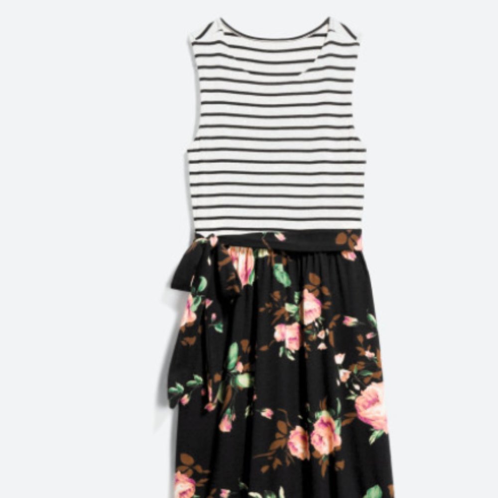 Floral Casual Kniit Dress